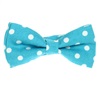 Boy's Turquoise Bow Tie with Dots