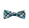 Boy's Green Checked Bow Tie