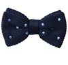 Blue Bow Tie with Sky Blue Dots