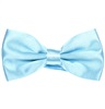 Sky Blue Satin Bow Tie