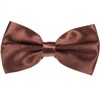 Brown Satin Bow Tie