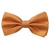 Orange Satin Bow Tie