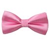 Pink Satin Bow Tie