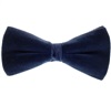 Dark Blue Velvet Bow Tie