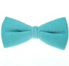Turquoise Velvet Bow Tie