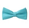 Turquoise Cotton Bow Tie