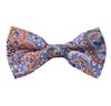 Royal Blue Bow Tie with Paisley