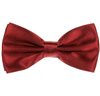 Burgundy Bow Tie and Pocket Square