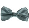 Dark Grey Bow Tie and Pocket Square