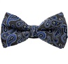 Grey Bow Tie and Pocket Square with Cashmere