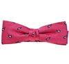 Magenta Boy's Bow Tie and Pocket Square with Paisley