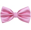 Pink Satin Bow Tie and Pocket Square