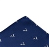 Blue Pocket Square with White Scooter