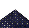 Dark Blue with Flowers Pocket Square