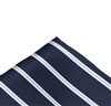 Dark Blue Pocket Square with Stripes