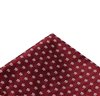 Garnet Pocket Square with Flowers