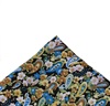 Pocket Square with Flowers and Paisley