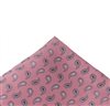 Dusty Pink Paisley Pocket Square