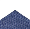 Blue with Flowers Silk Pocket Square