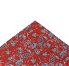 Terracotta Paisley Pocket Square