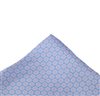 Blue Sky Silk Pocket Square with Flowers