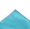 Turquoise Jacquard Silk Pocket Square