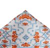 Orange Silk Pocket Square Design