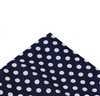 Dark Blue Pocket Square with Dots