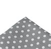 Grey Pocket Square with Dots