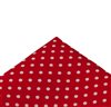 Red Pocket Square with Dots