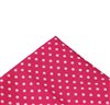 Fuchsia Pocket Square with Dots