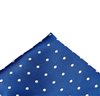 Royal Blue Pocket Square with Dots