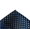Black Pocket Square with Dots
