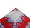 Silk Pocket Square with Red Cachemir