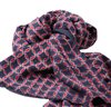 Blue Pashmina with Red Design