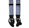 Blue Cotton Elastic Braces with Paisley