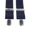 Deep Blue with Red Dots Elastic Braces