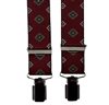 Burgundy Elastic Braces with Florence Design