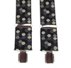 Balck and Beige Hexagon Patterned Elastic Braces