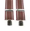 Burgundy Jacquard Elastic Braces