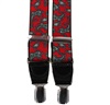 Red Paisley Elastic Braces