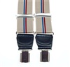 Khaki Striped Elastic Braces