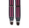 Pink and Blue Striped Elastic Braces