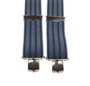 Dark Blue Striped Elastic Braces