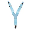 Sky Blue Polka Dots - Boys' Elastic Braces