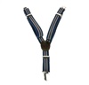 Deep Blue and Brown Stripes - Boys' Braces