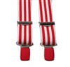 Red and White Stripes - Boys' Elastic Braces