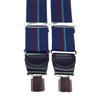 Navy Blue with Stripes XXL Elastic Braces