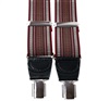 Burgundy Jacquard XXL Braces
