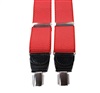 Red XXL Elastic Braces with White Dots